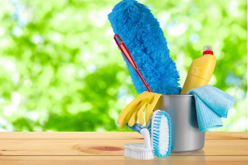 Professional after builders cleaning in a Merton home after renovation