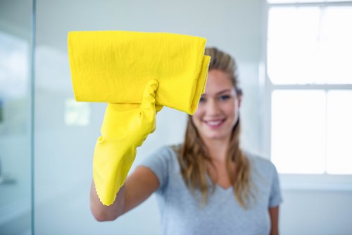 Move-out cleaning for a living room in a Merton rental property