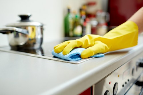 Local cleaning team handling property refresh work in Merton