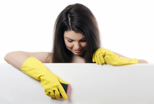 Sustainable recycling and waste separation practices at Cleaners Merton